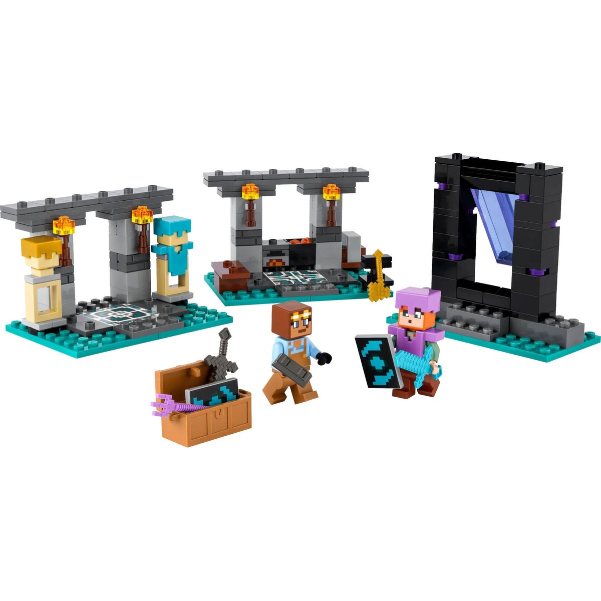 LEGO Minecraft - Set L'Armurerie 21252 pour Enfants v019845, LEGO