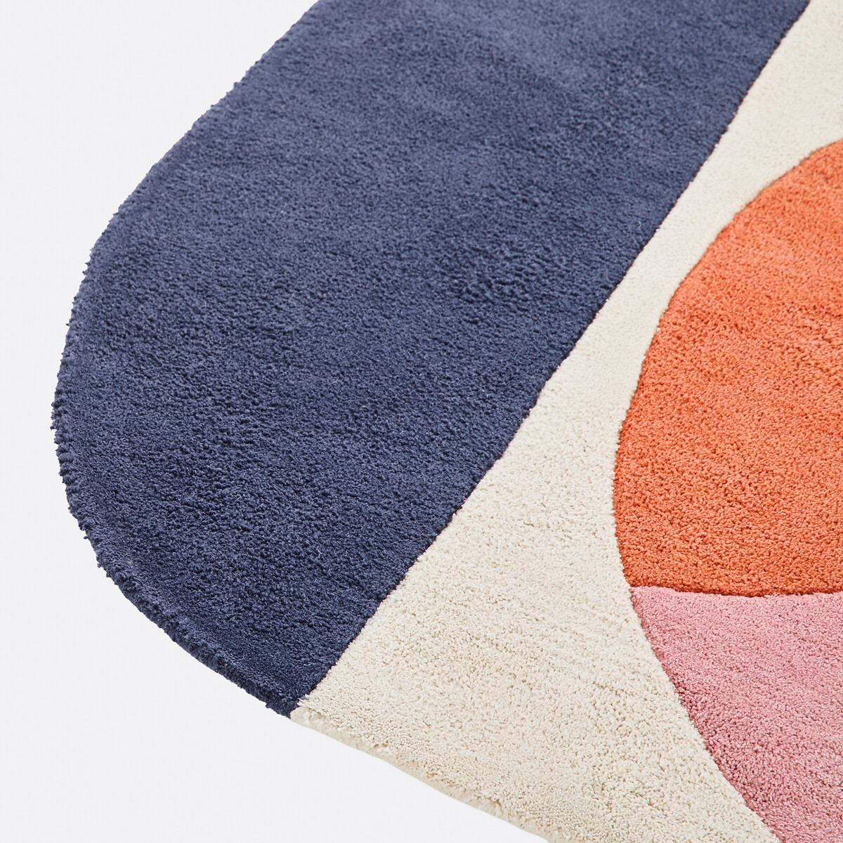 Tapis motifs géométriques en 100% coton multicolore, MAPOÉSIE X LA REDOUTE INTÉRIEURS