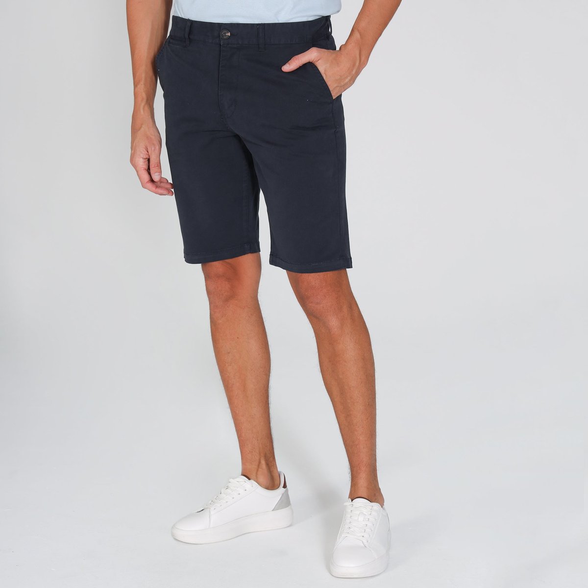 Short chino coupe regular en coton VLAD marine, GENTLEMAN FARMER