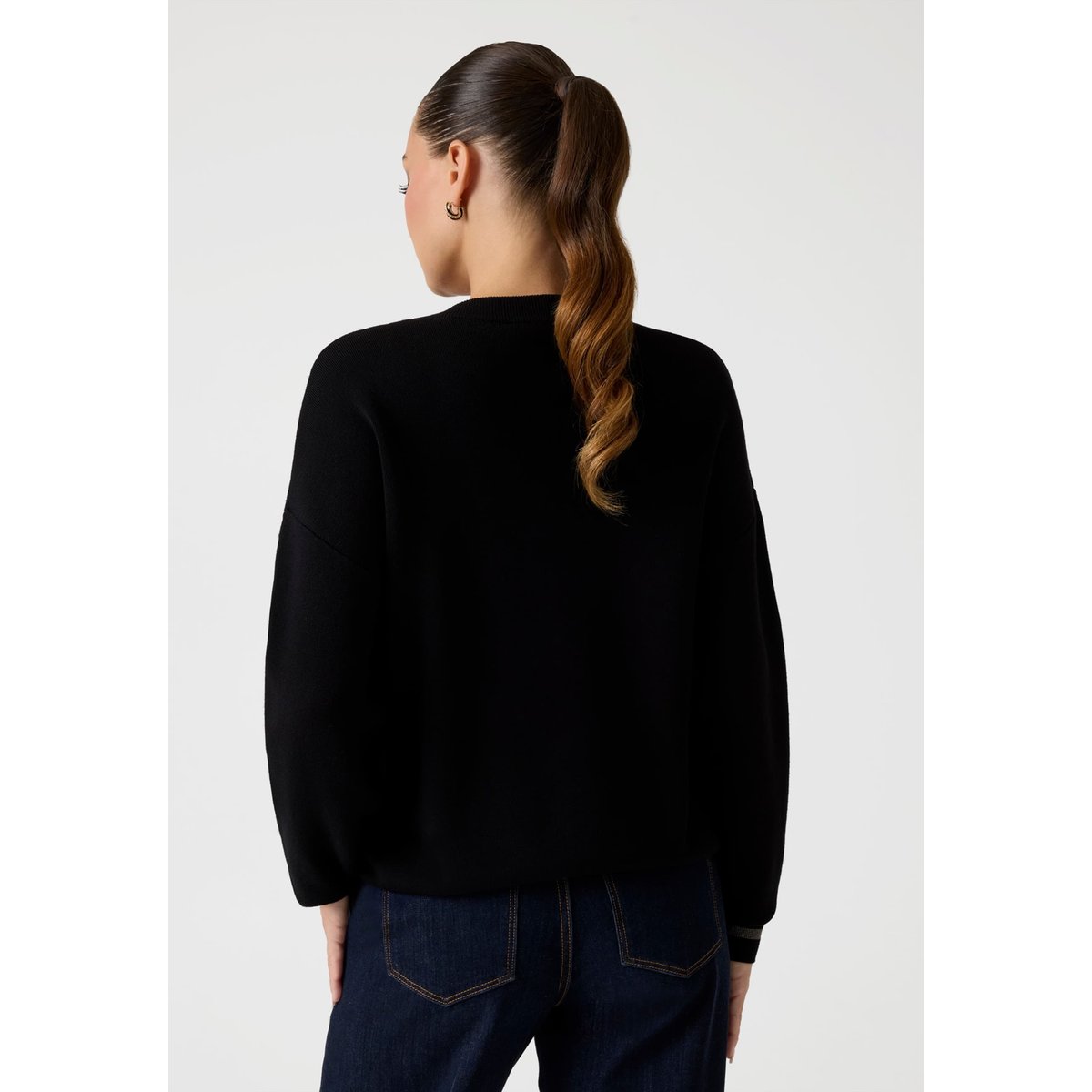 Pull-Over Logo Clouté noir, GUESS