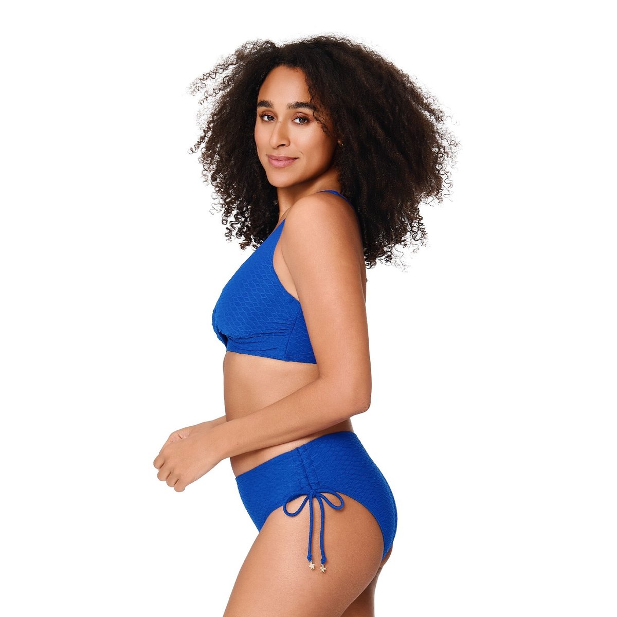 Bas de maillot de bain shorty bleu, LINGADORE