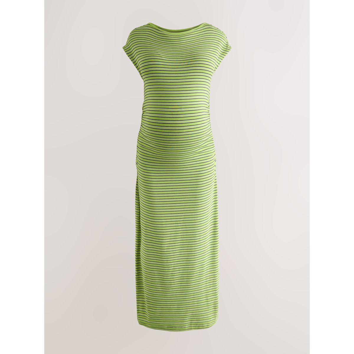 Robe ultra-douce de grossesse vert à rayures, NEXT