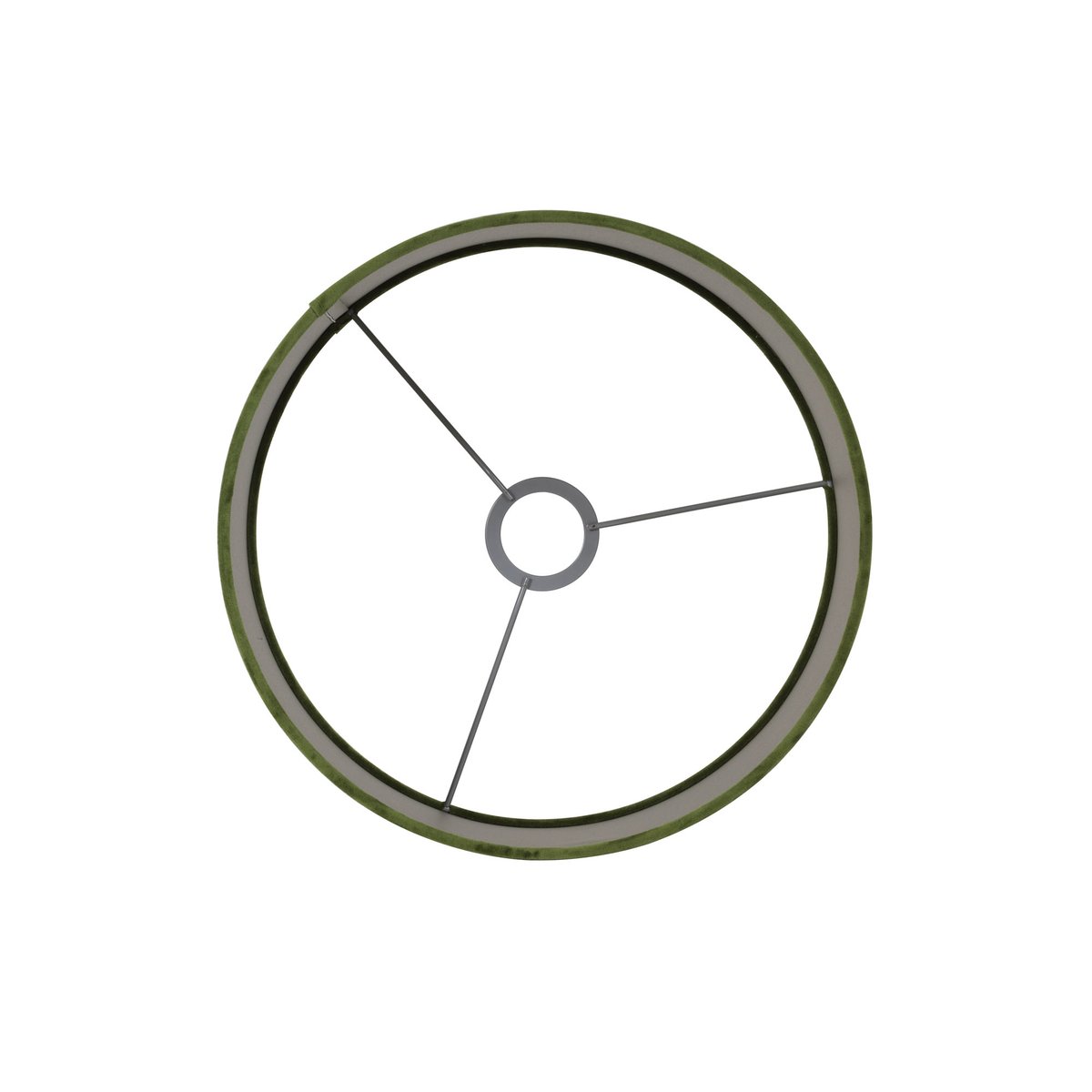 Abat-Jour Velours VELOURS vert olive, LIGHT & LIVING