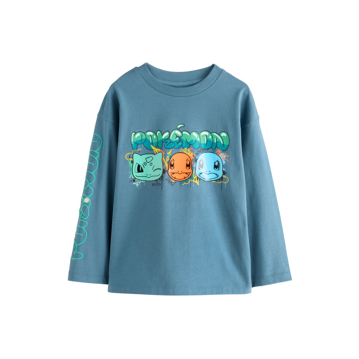 T-shirt à manches longues pokémon gel bleu, NEXT