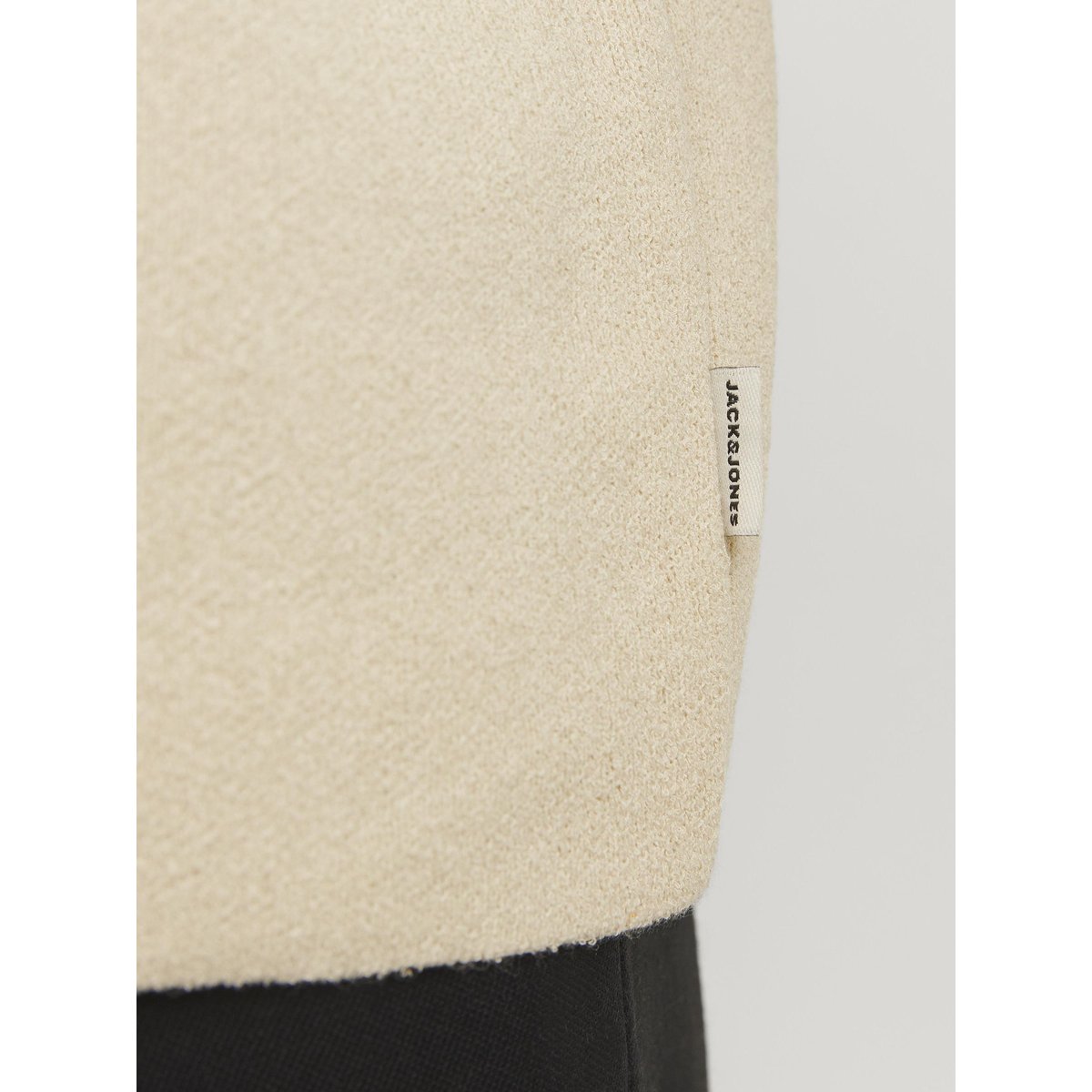 Polo Tricoté blanche - summer sand, JACK AND JONES PREMIUM