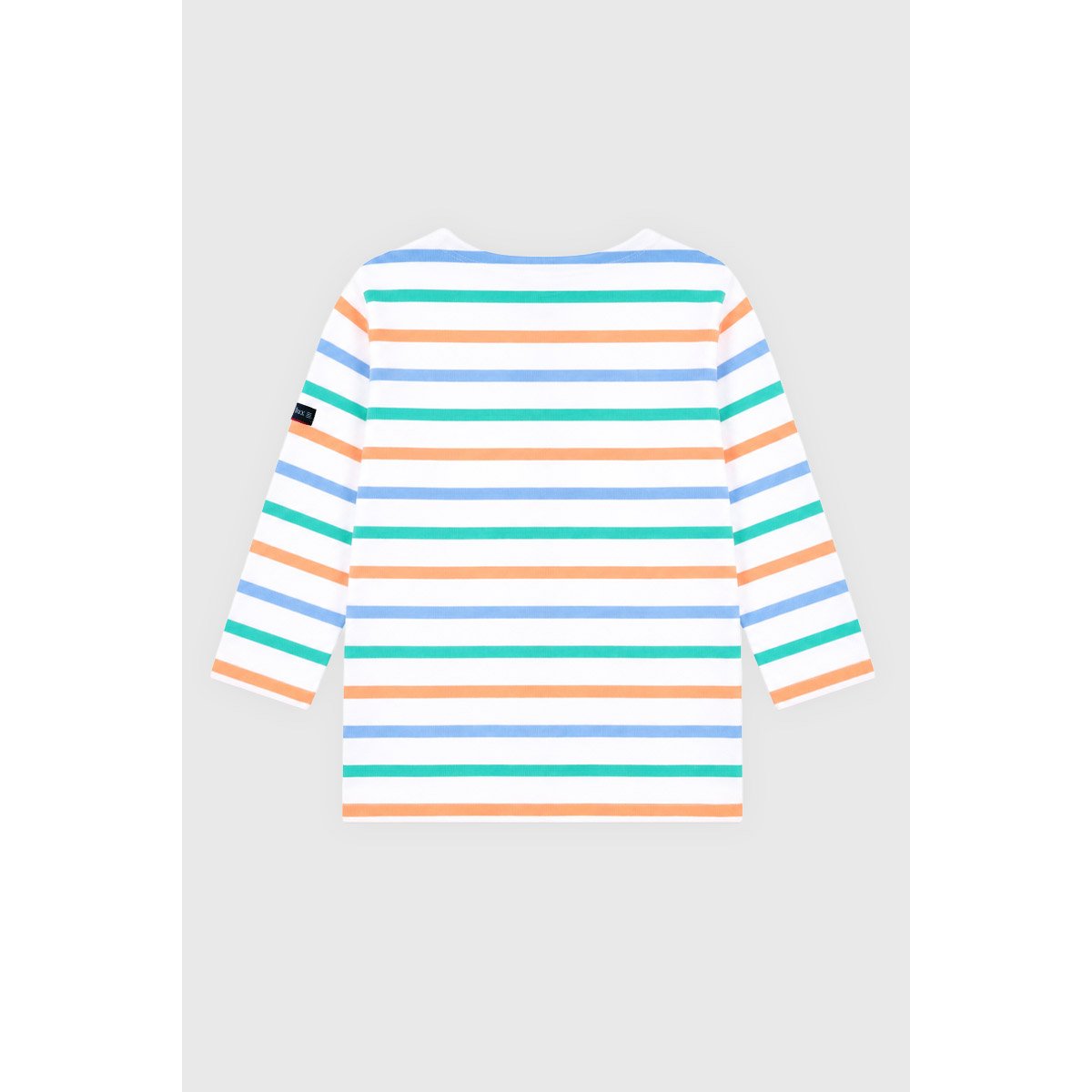 Marinière Baby - coton épais blanc/ placid blue/ pool b, ARMOR-LUX
