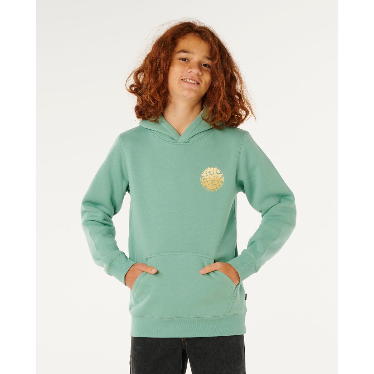 Sweat àcapuche WETSUIT ICON aloe, RIP CURL