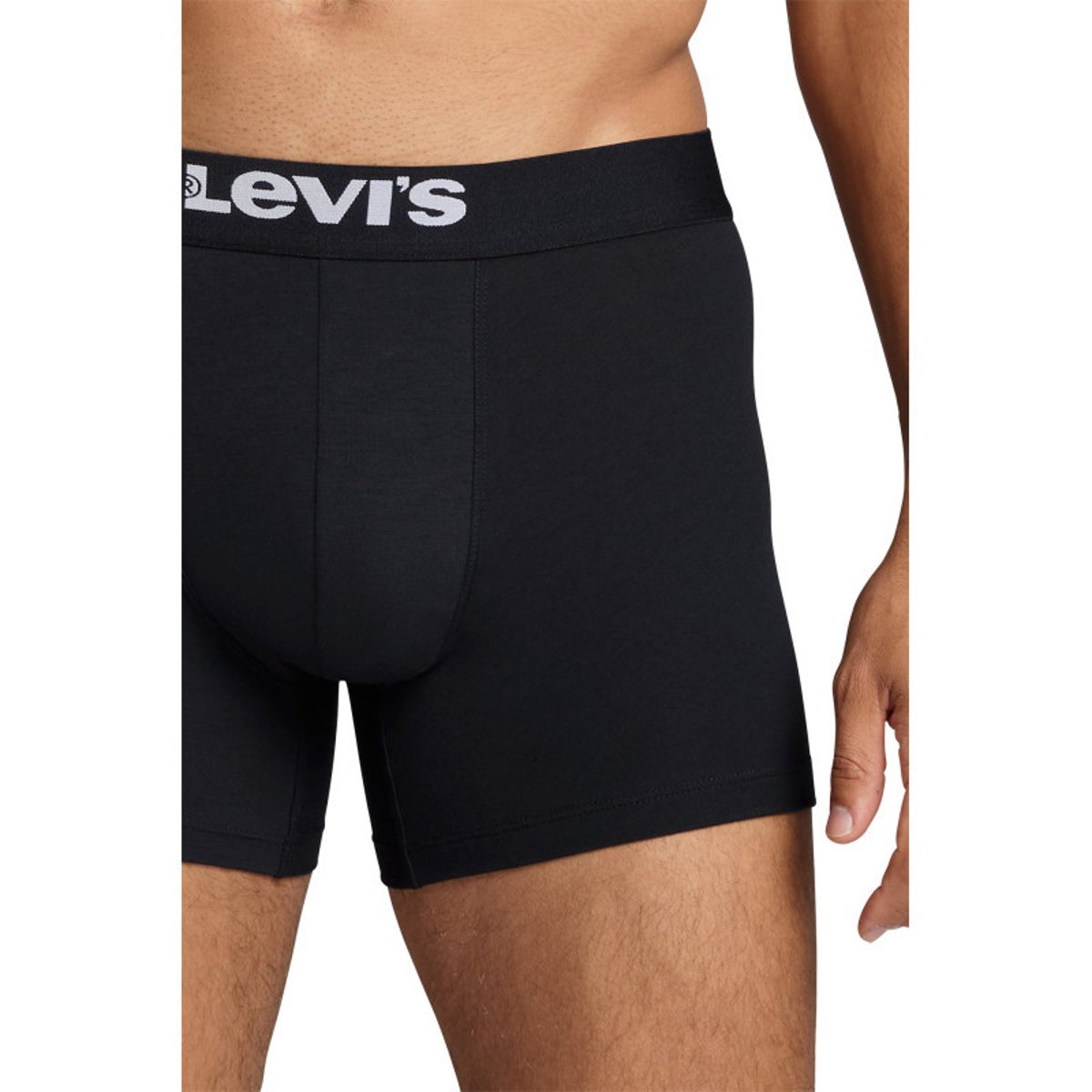 Lot de 2 boxers unis noir noir, LEVI'S