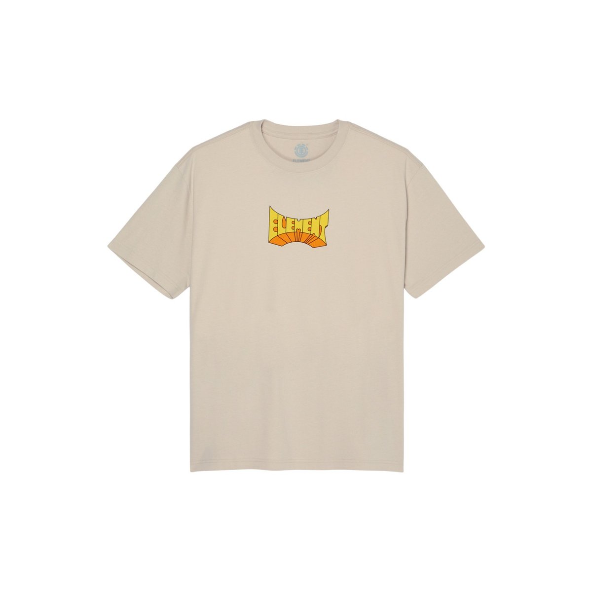 T-Shirt manches courtes INNER SPACE beige oat milk, ELEMENT