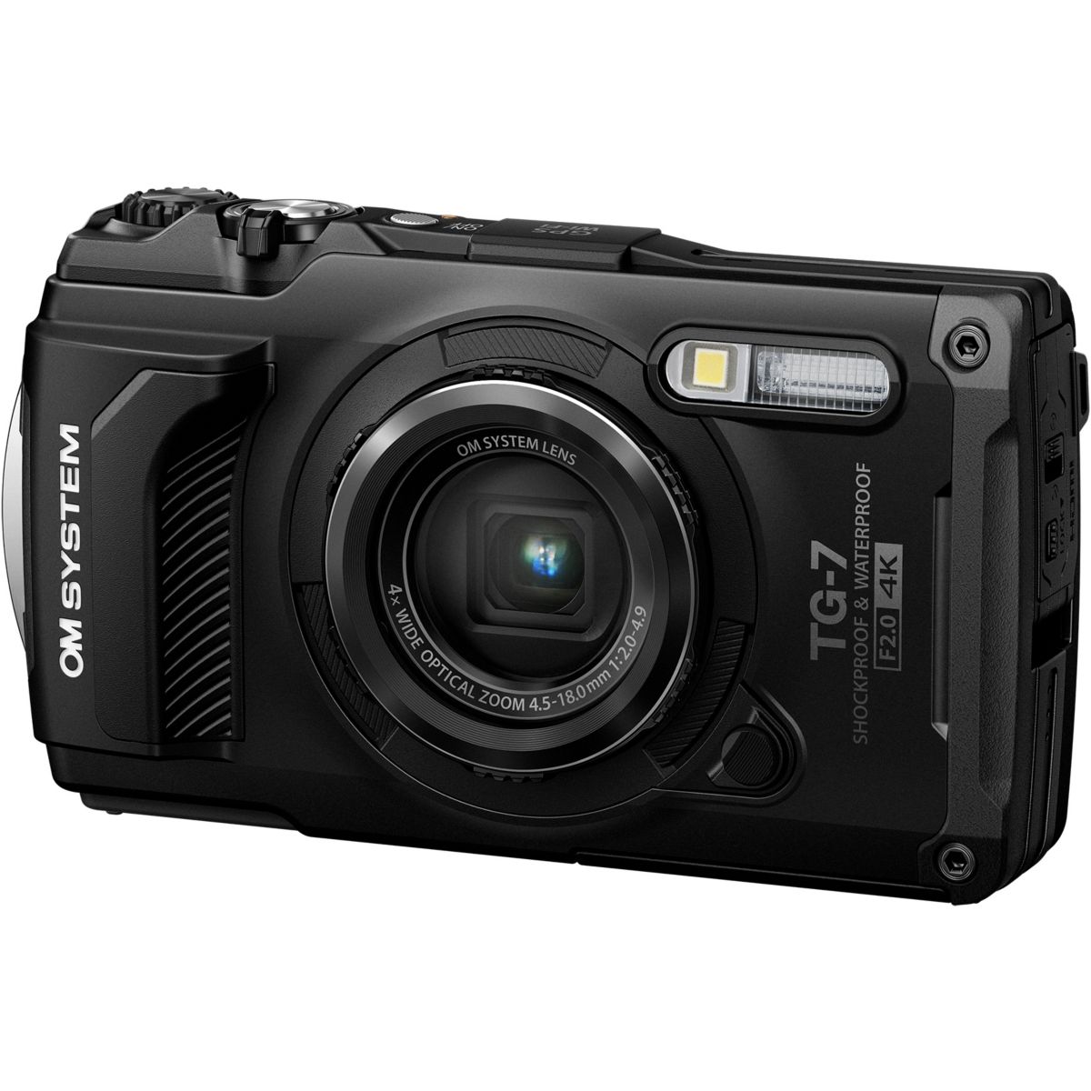 Appareil photo Compact TG-7 Black couleur unique, OM SYSTEM