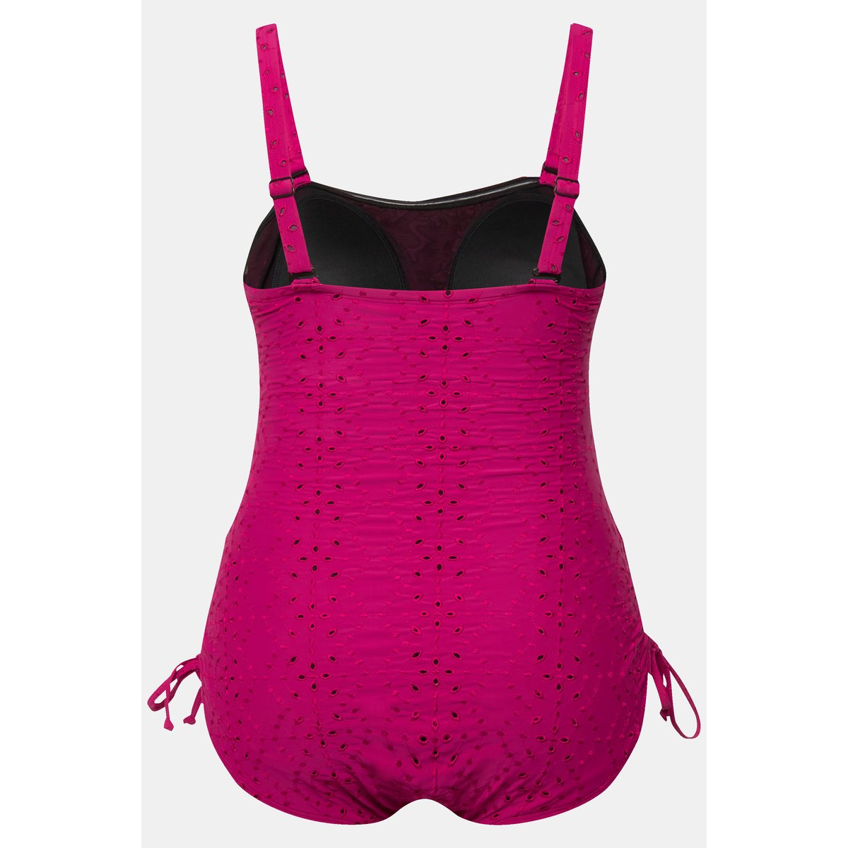 Maillot de bain à bonnets souples. Bretelles mauve foncé, ULLA POPKEN