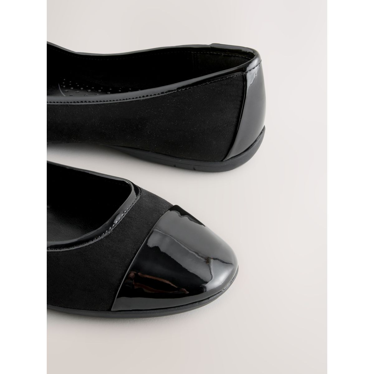 Ballerines à bout renforcé forever comfort® noir, NEXT
