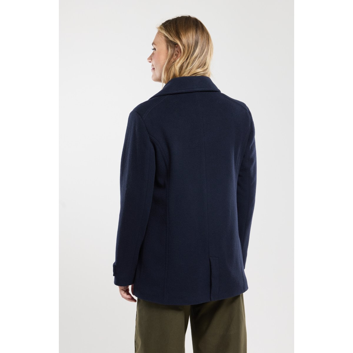 Caban en velours de laine PENFRET rich navy, ARMOR-LUX