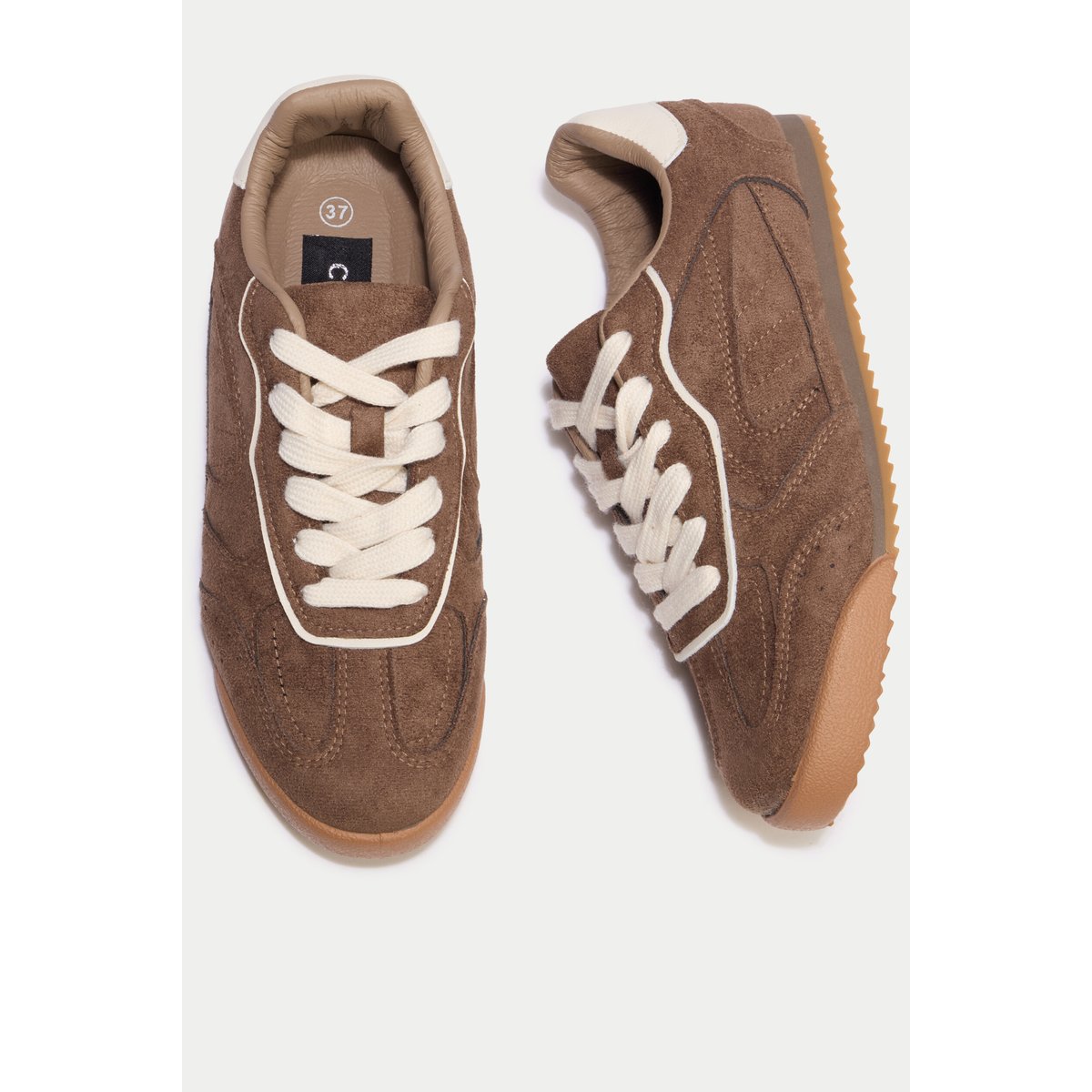 Basket aspect daim beige, CACHE CACHE