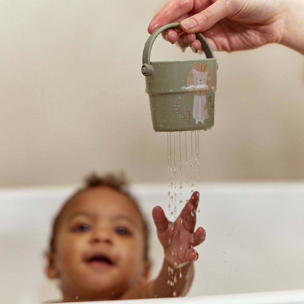 Lot de 4 gobelets de bain multicolore, LITTLE DUTCH