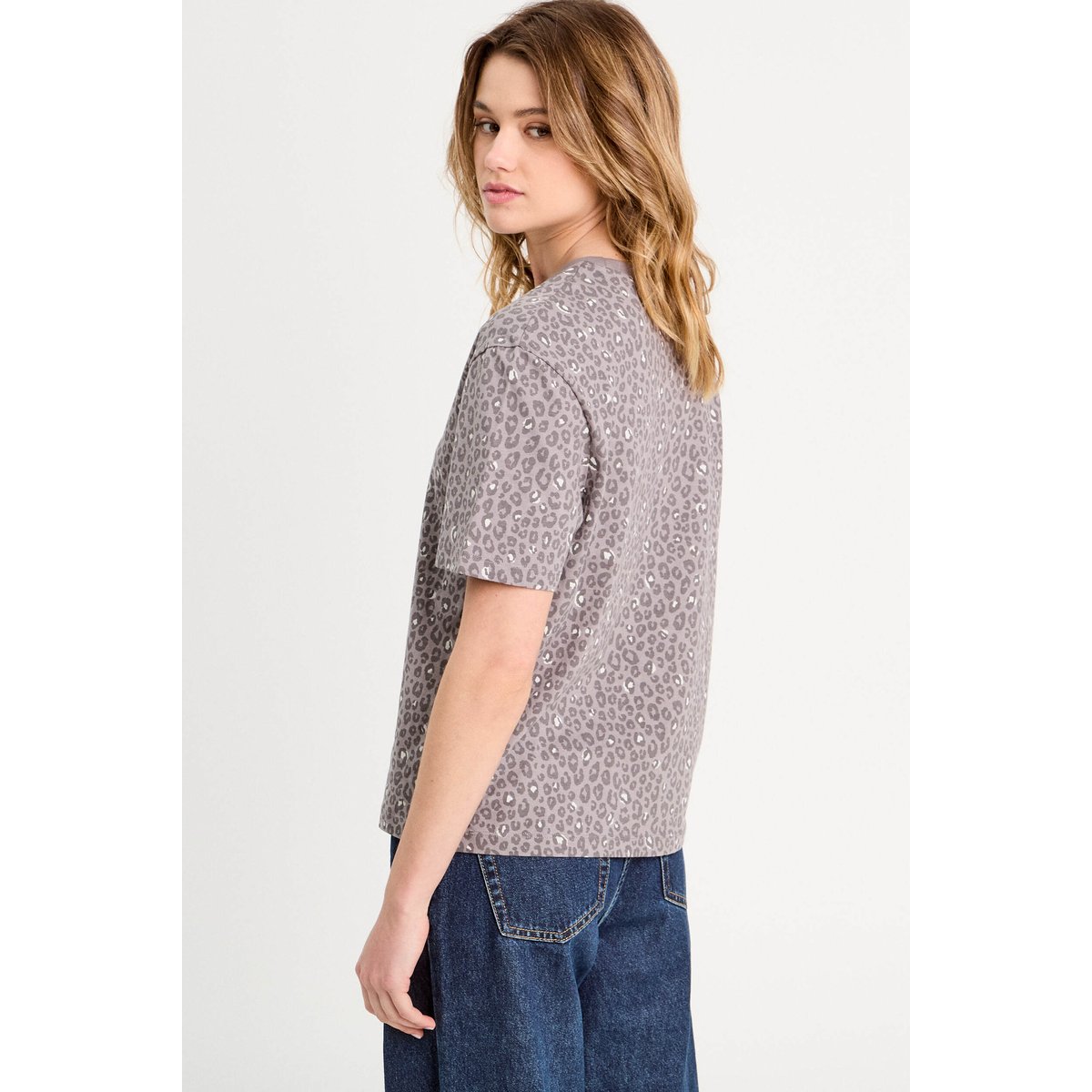 T-shirt manches courtes gris foncé, CACHE CACHE
