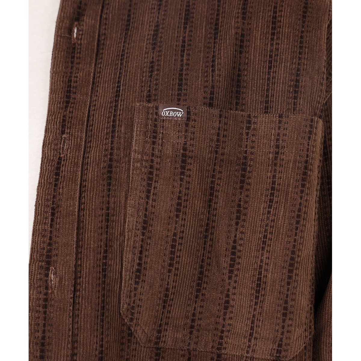 Chemise manches longues VERTRIDE deep brown, OXBOW