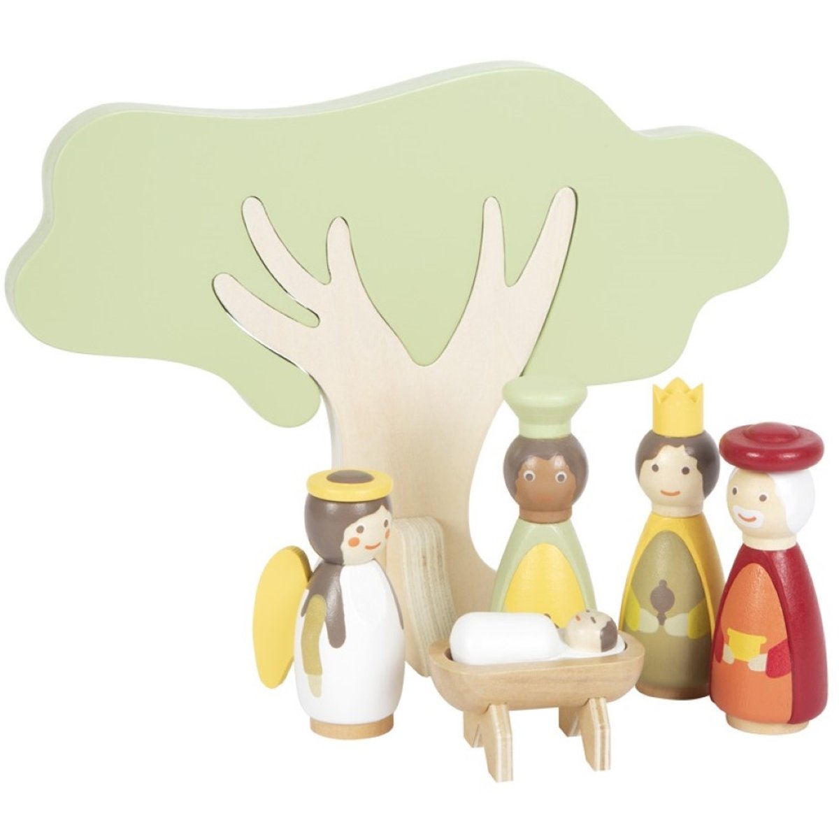 Set de jeu Crèche de Noël beige, SMALL FOOT COMPANY