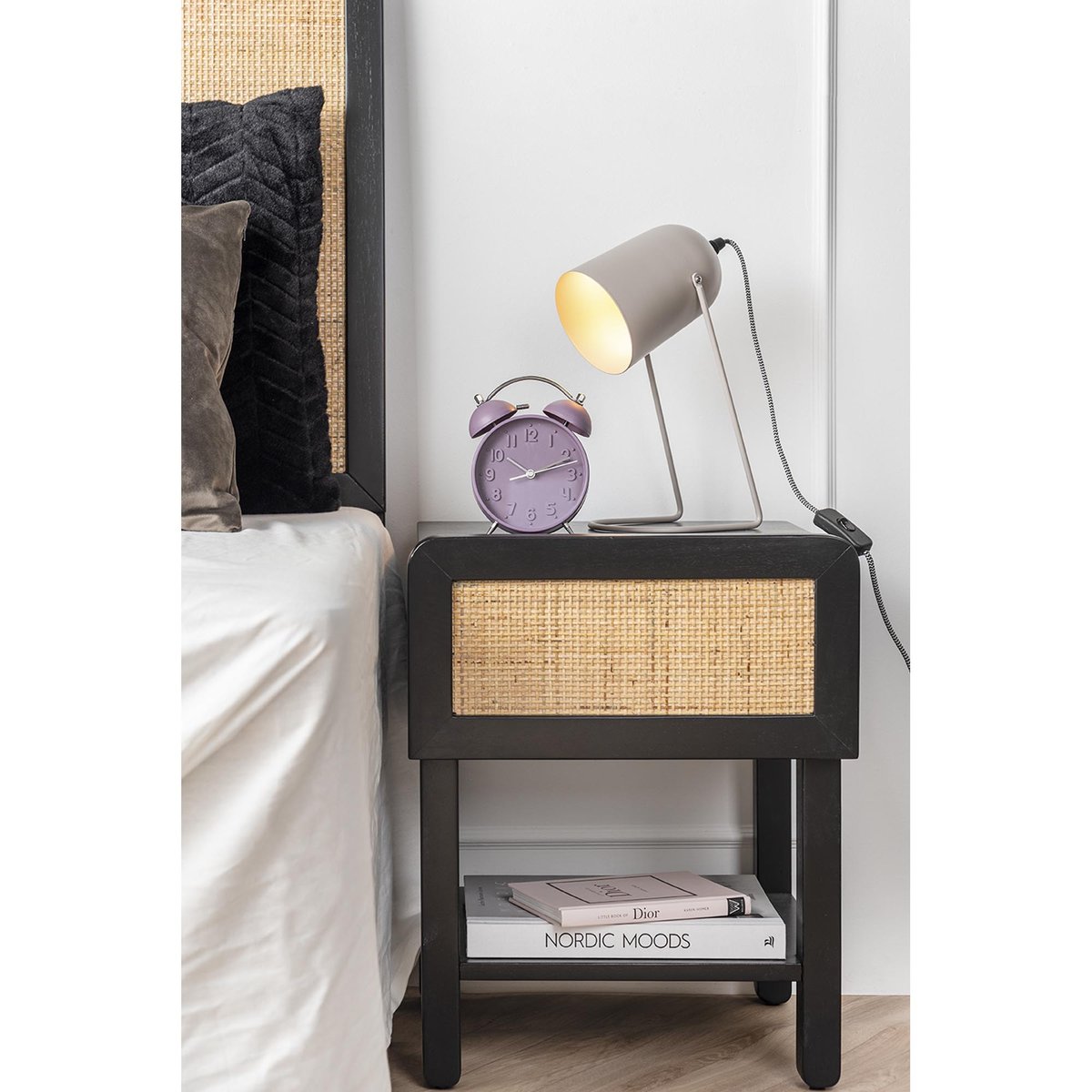 Lampe De Table en Fer Enchant grey, LEITMOTIV
