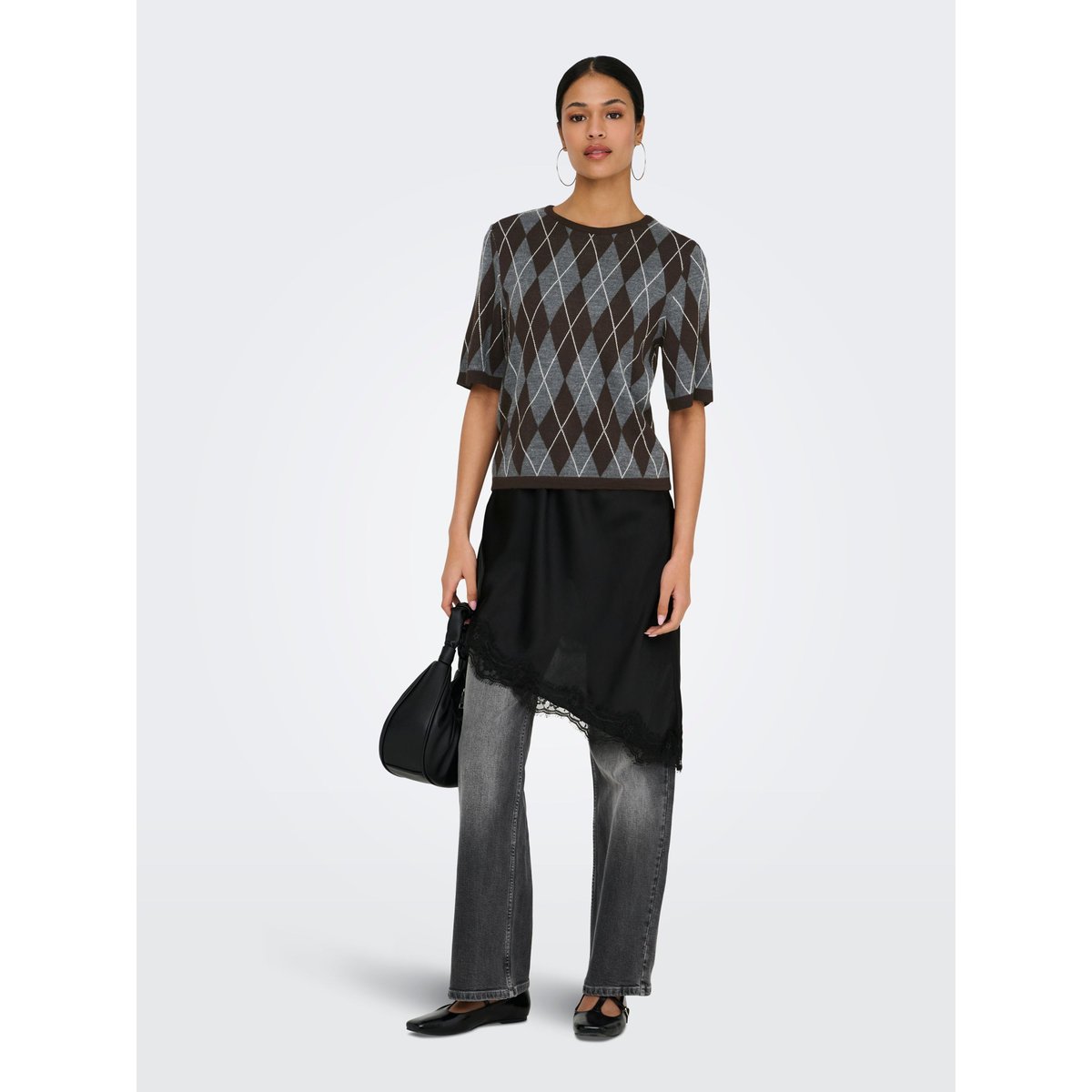 Pull En Maille dark grey melange, JDY