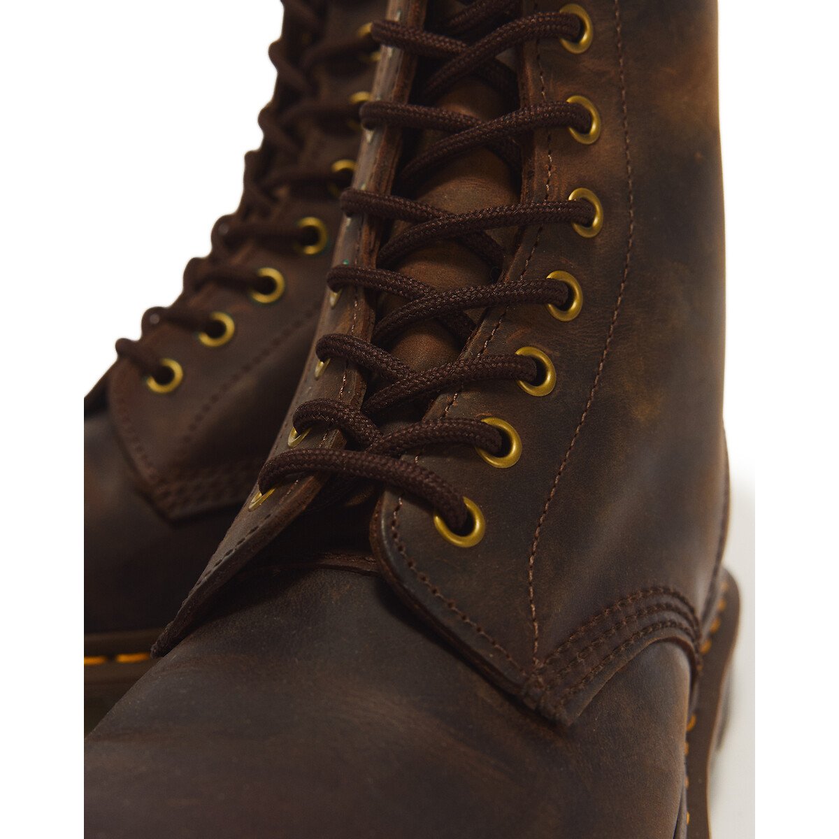 Boots 1460 en cuir Crazy Horse marron, DR. MARTENS