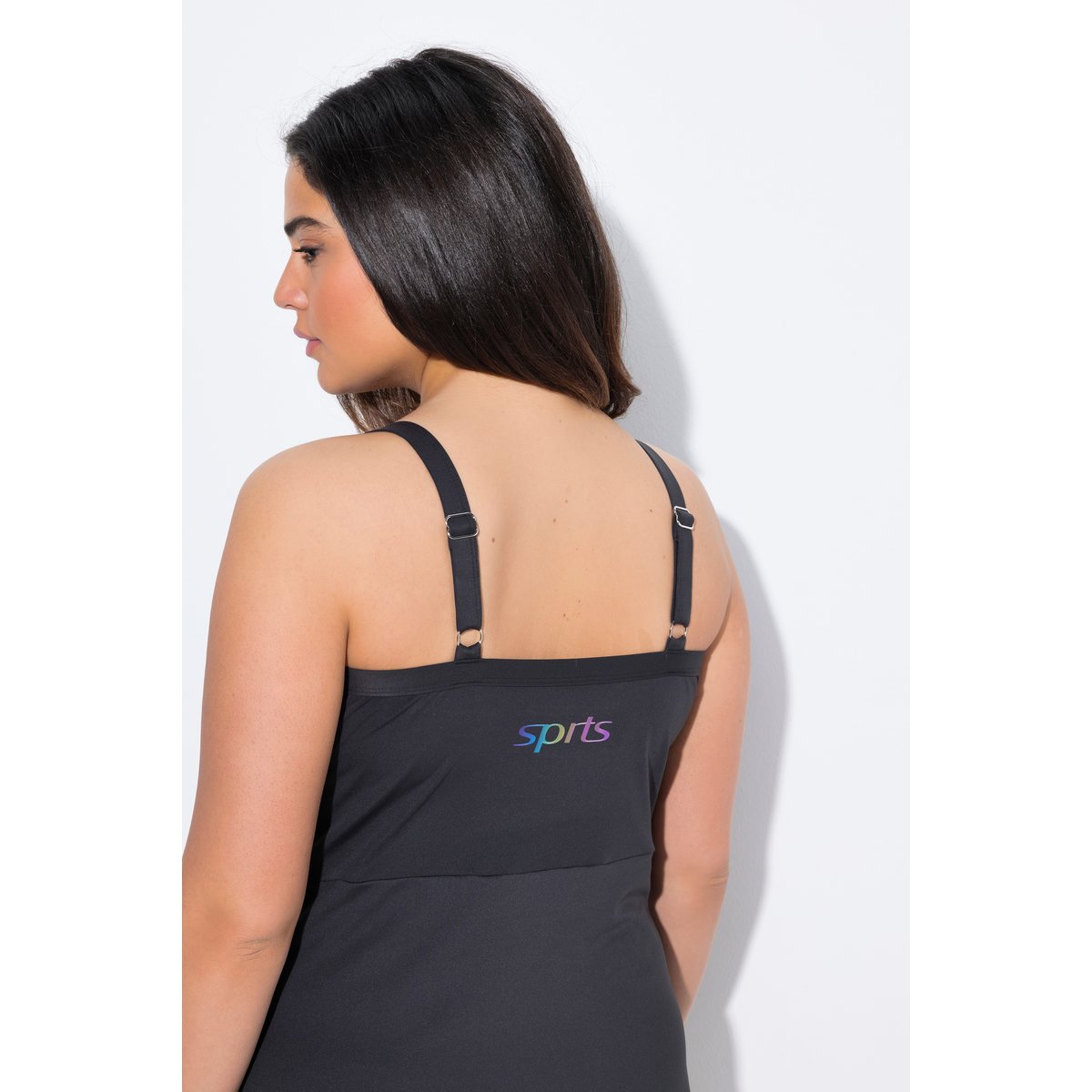 Robe de sport sans manches. Short intégré noir, ULLA POPKEN