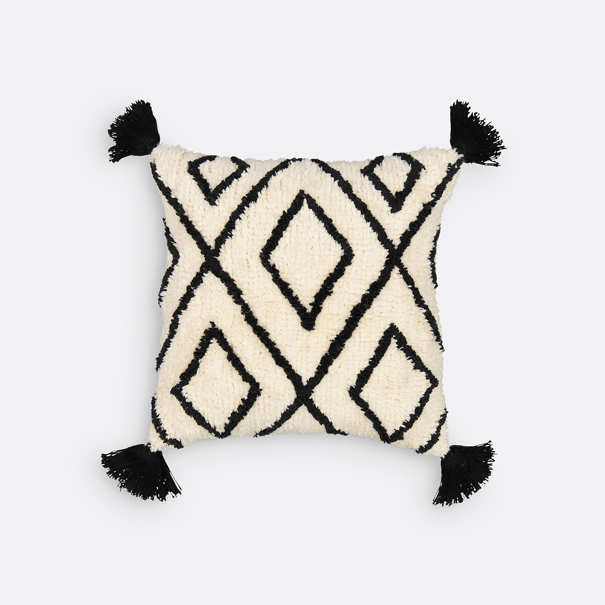 Housse de coussin, Cali ecru/noir, LA REDOUTE INTERIEURS