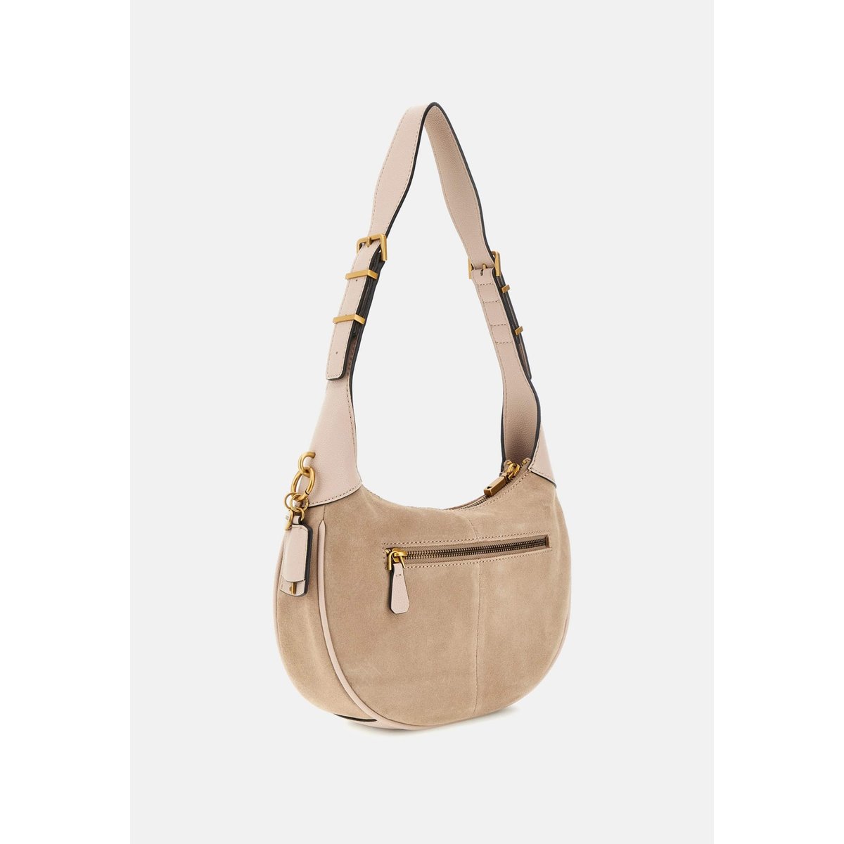 Sac D'épaule Malva Daim rose, GUESS