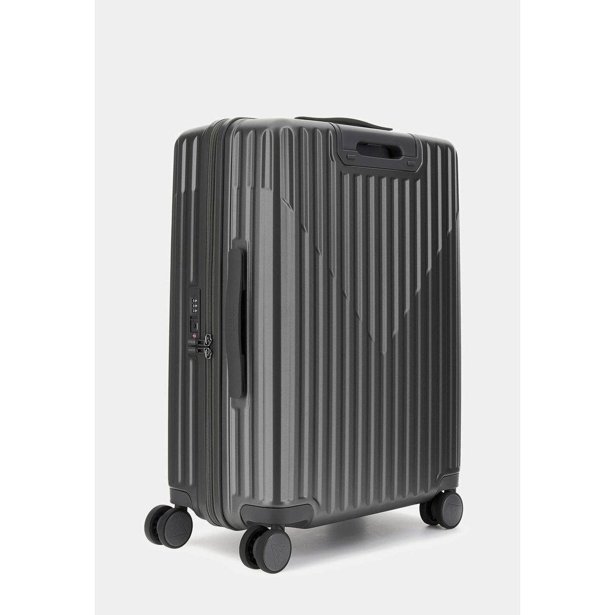 Trolley Moyen Olbia Rigide gris, GUESS