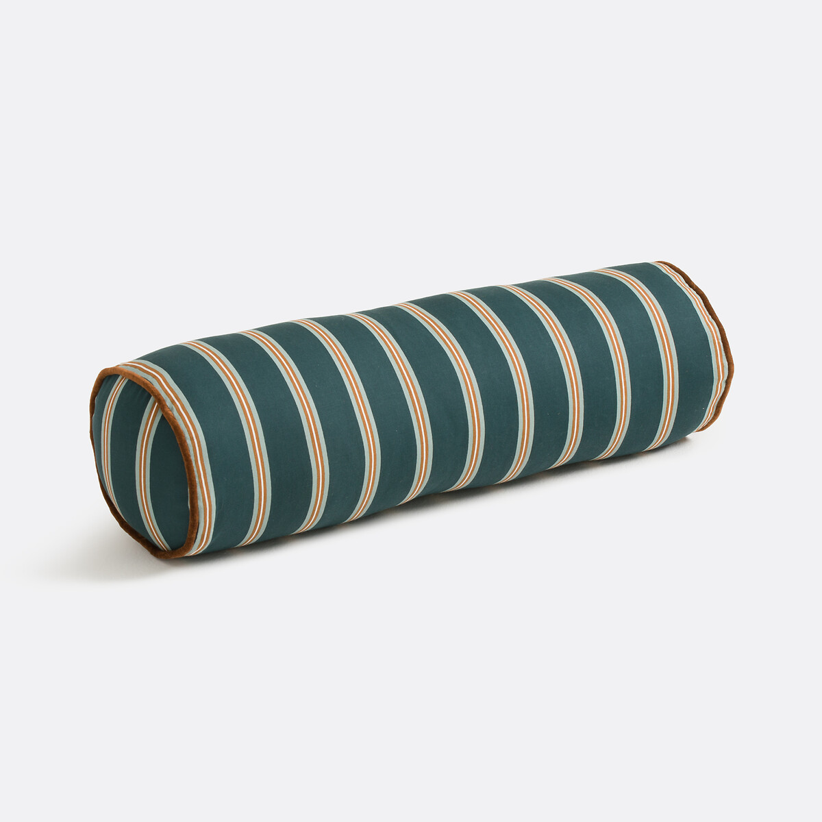 Coussin forme boudin en velours, Georgio rayé vert, LA REDOUTE INTERIEURS