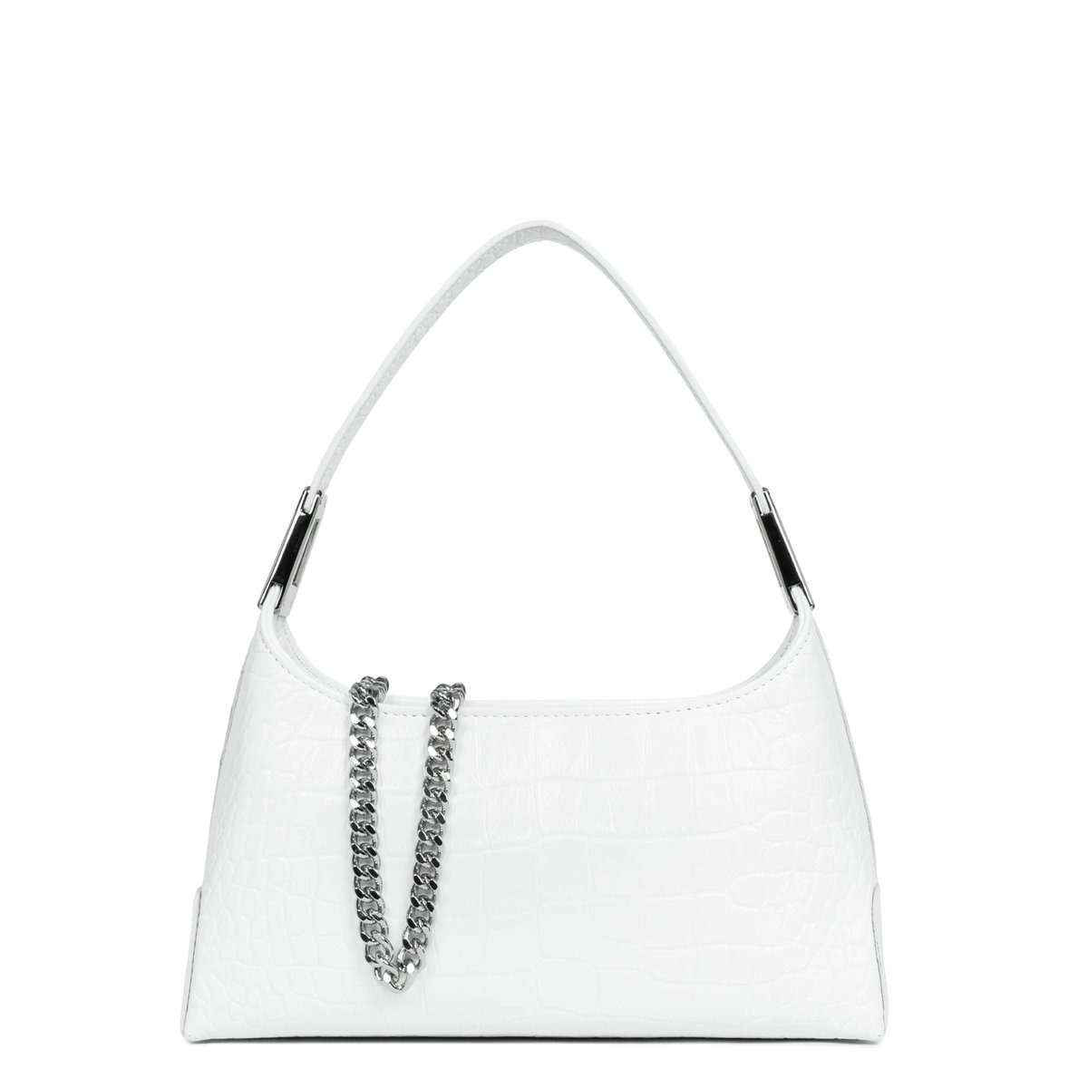 Petit sac à main, Made in France EXO ACE blanc, LANCASTER