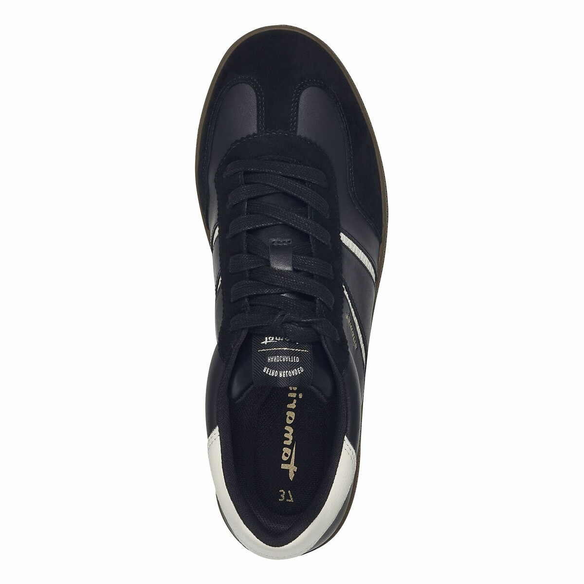 Leather Cycling Trainers black, TAMARIS