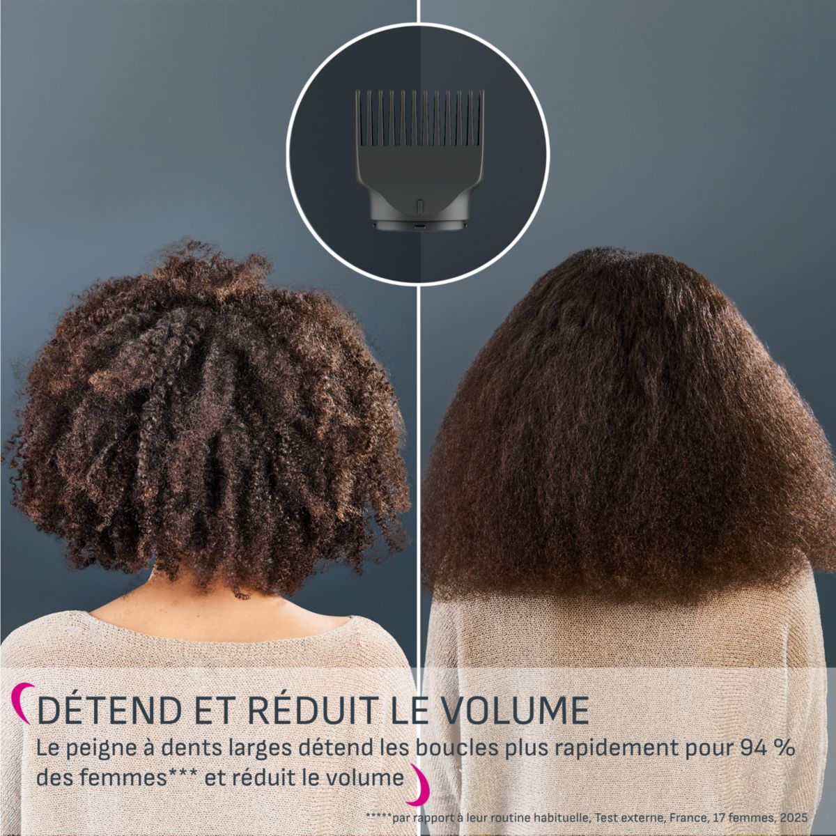 Diffuseur sèche-cheveux Curl Harmony CV7D30C0 couleur unique, CALOR