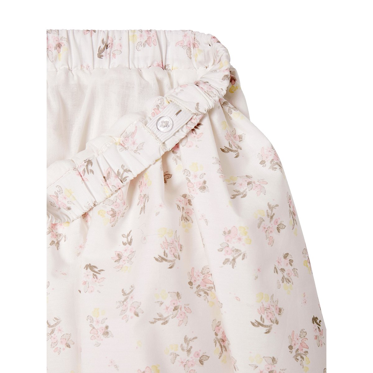 Jupe de cérémonie à fleurs écru, VERTBAUDET