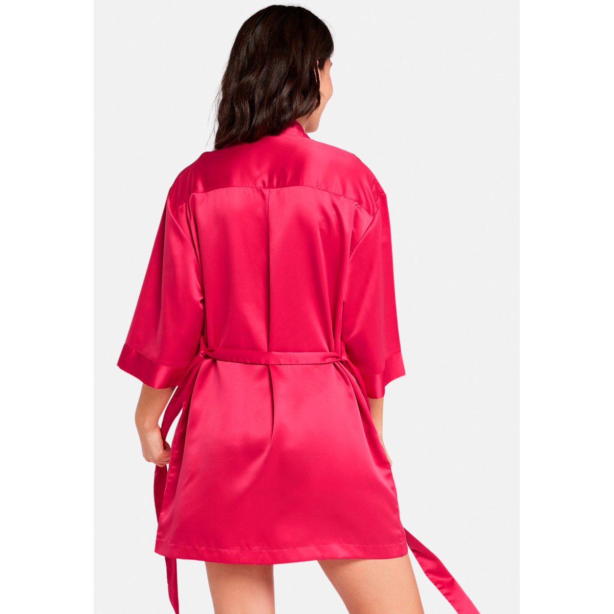 Kimono manches longue Glam Chic framboise, SANS COMPLEXE