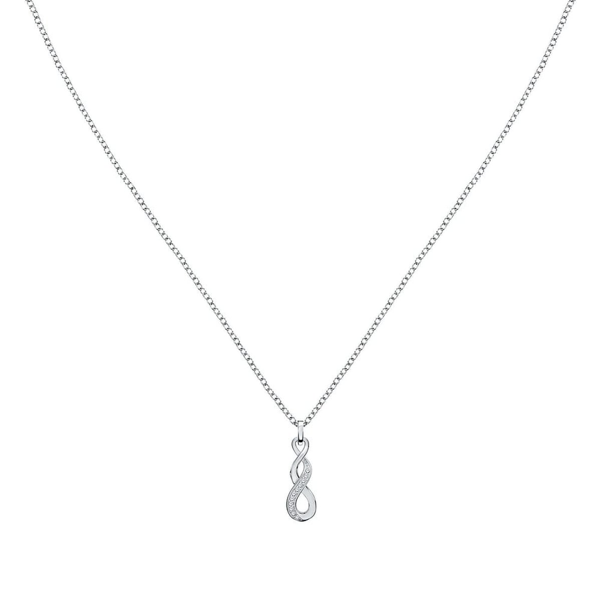 Colliers en Argent/oxyde de zirconium De Zirconium et Oxyde de zirconium argent, CLEOR