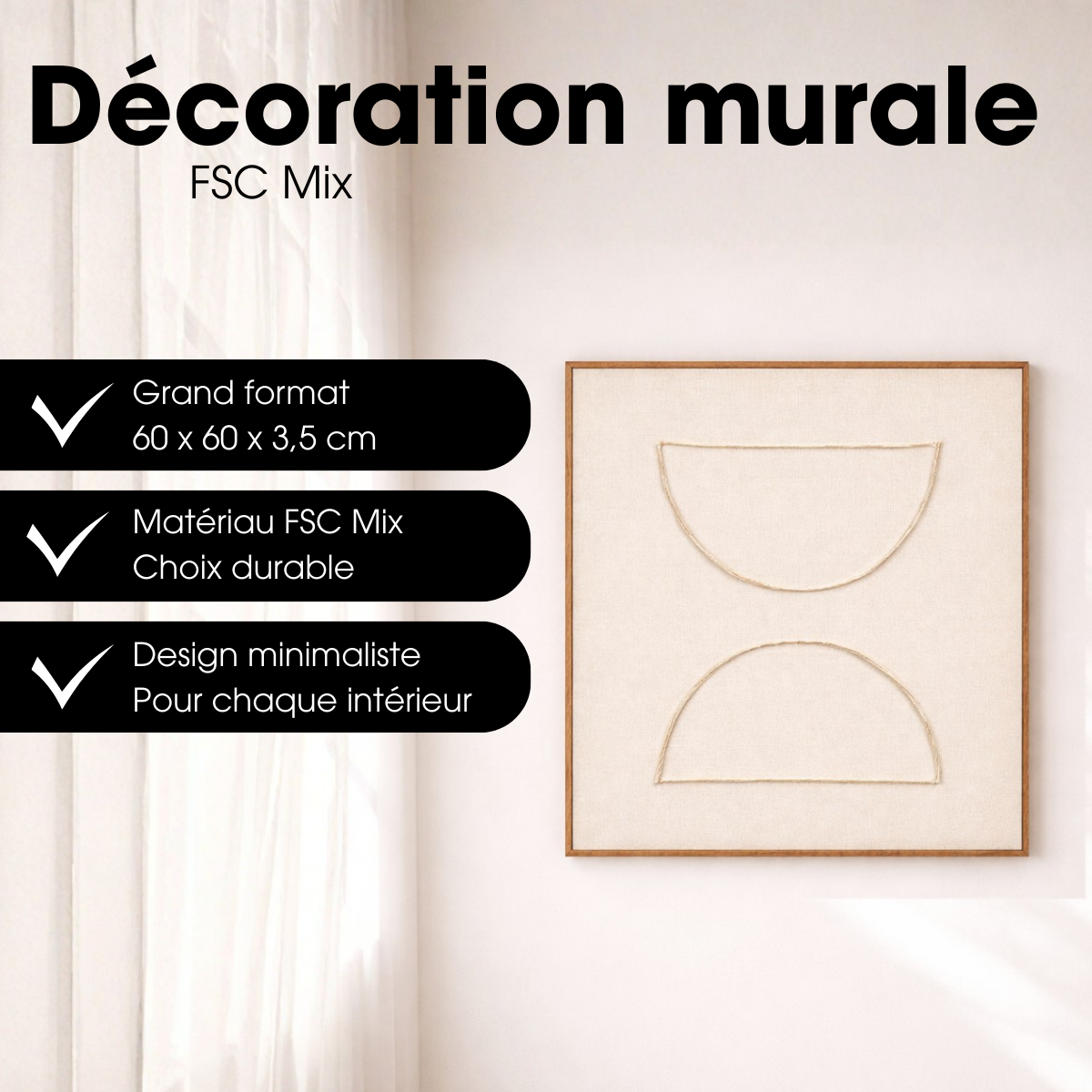 Décoration murale beige, MICA DECORATIONS