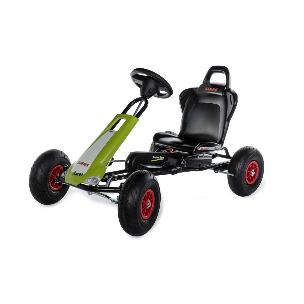 Ferbedo GoKart CLAAS Racer Kaki vert, ROLLY TOYS