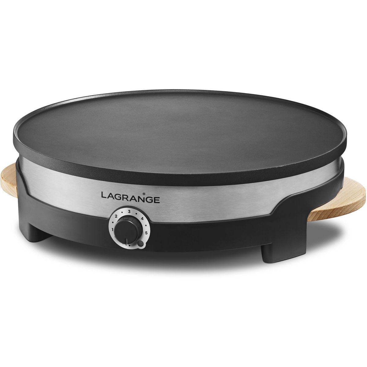 Crêpière Tradi duo Grande et mini crêpes 10901 gris, LAGRANGE