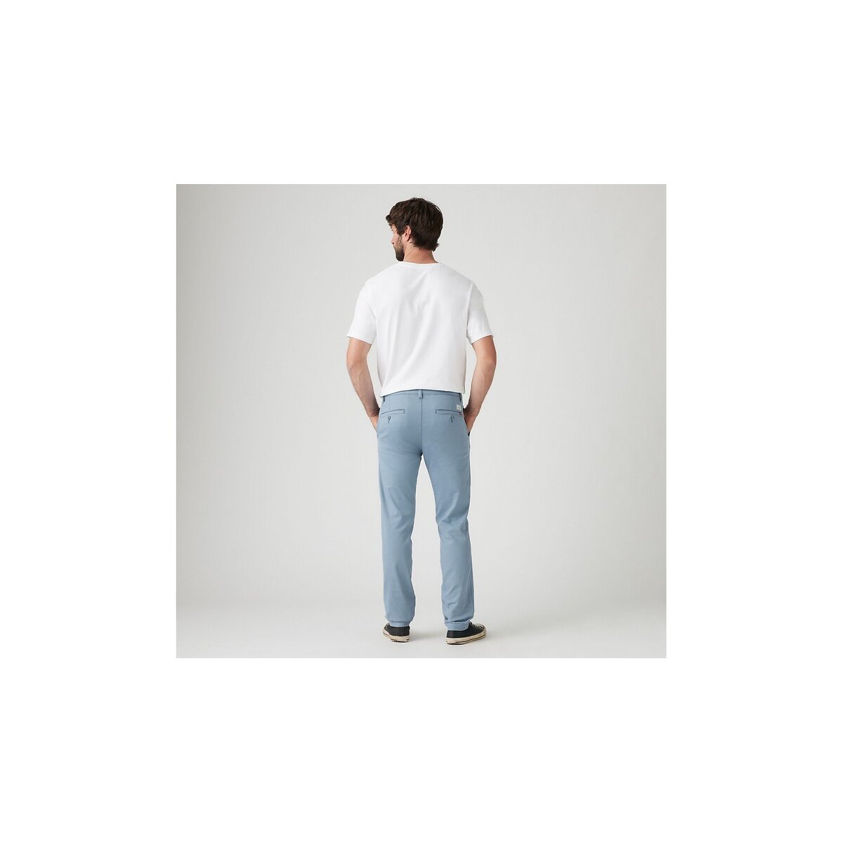 Pantalon XX Chino STD II coton et lin bleu gris, LEVI'S