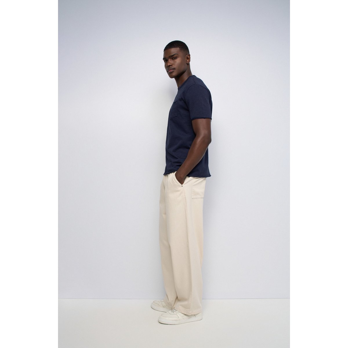 T-SHIRT AVEC POCHE blanc, SALSA JEANS