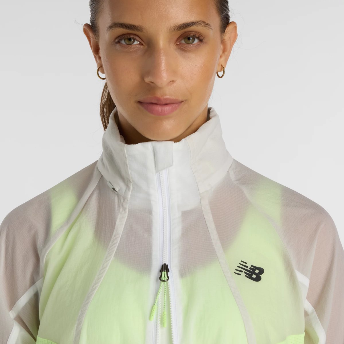 RC Jacket Veste col rond manches longues. vert - afg, NEW BALANCE