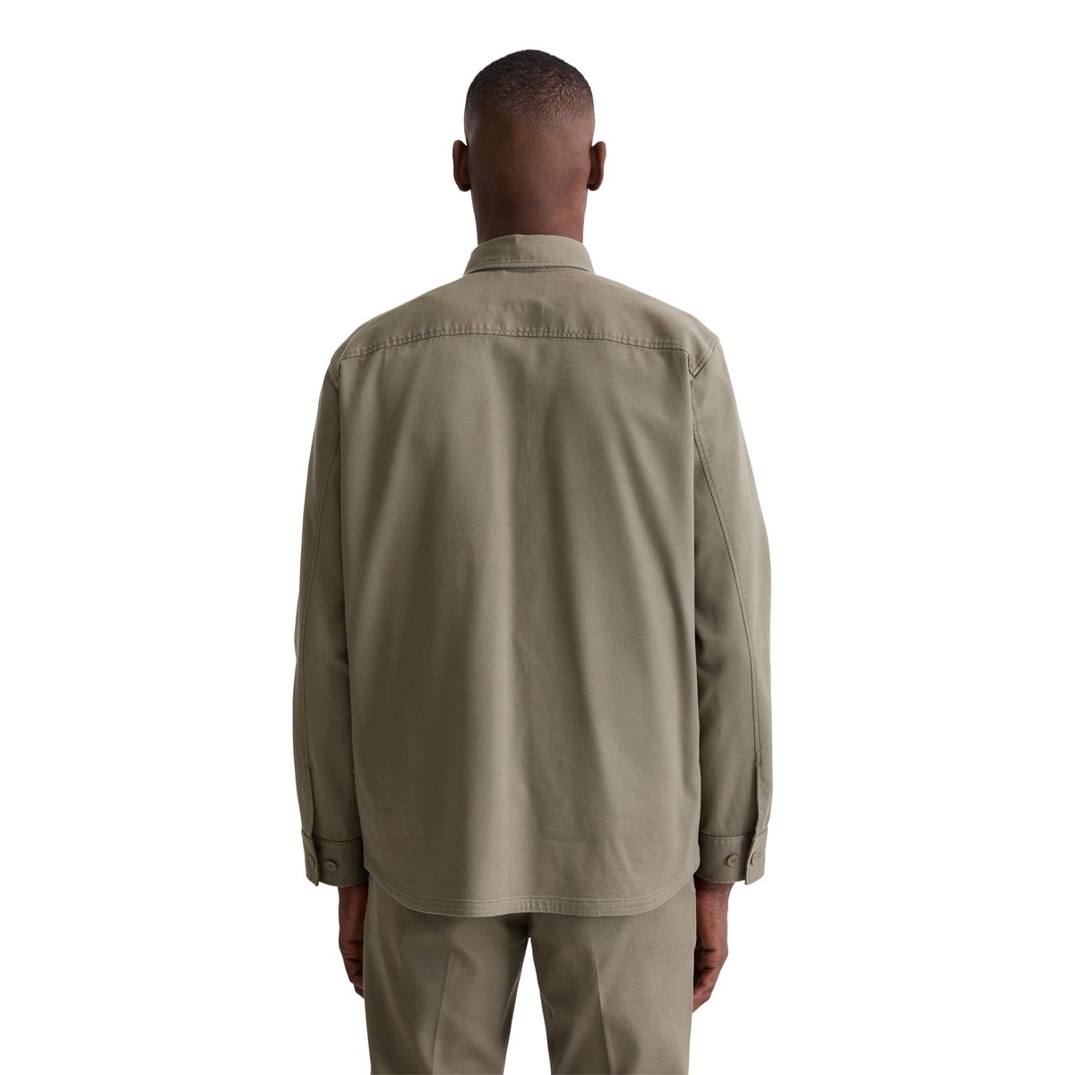 Surchemise en doux mélange de coton bio et de lyocell marron, MARC O'POLO
