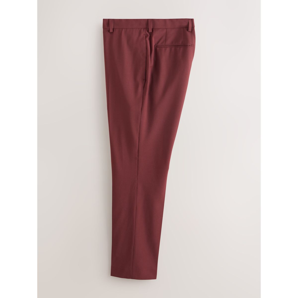 Pantalon de costume slim en laine motion flex marron rouille, NEXT