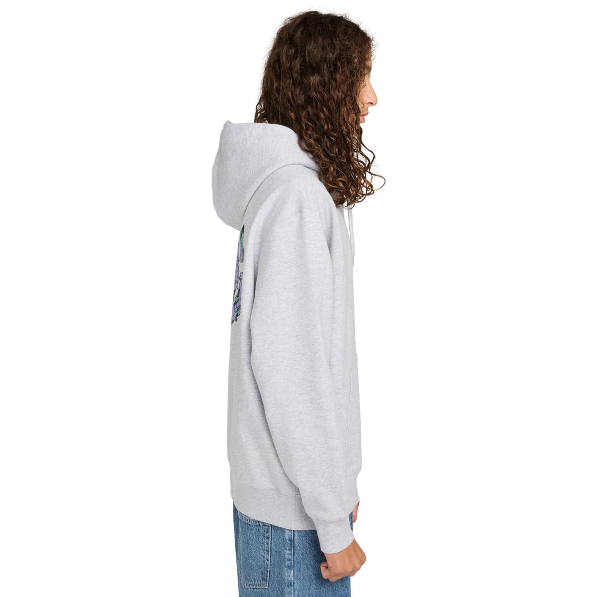 Sweat BAD DOGGIE PO gris mid grey heather, ELEMENT