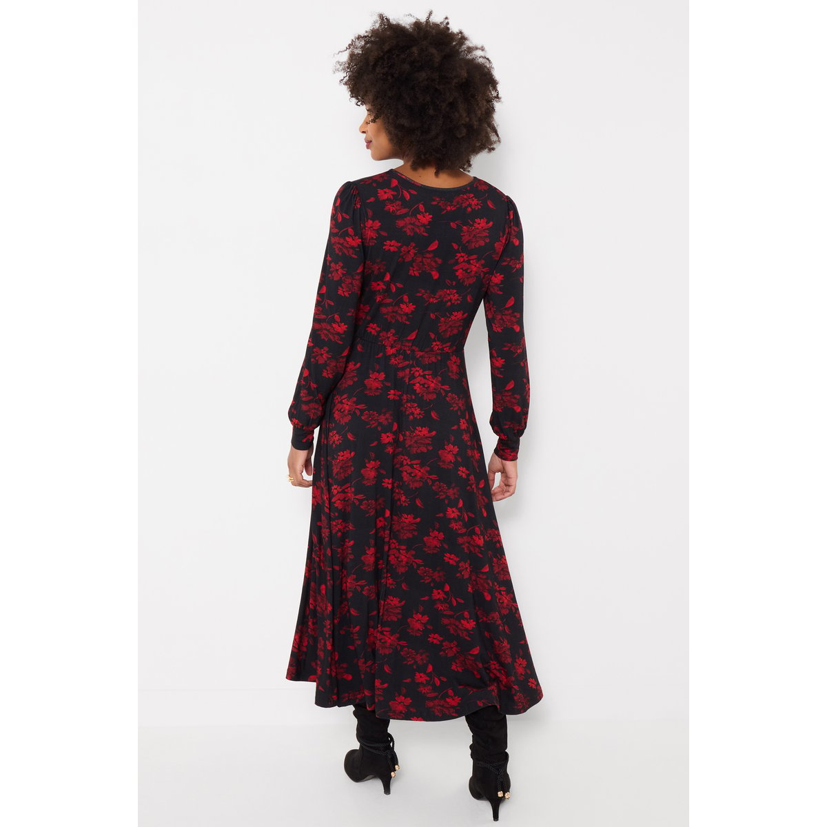 Robe Imprimée en Jersey Rosie noir, JOE BROWNS