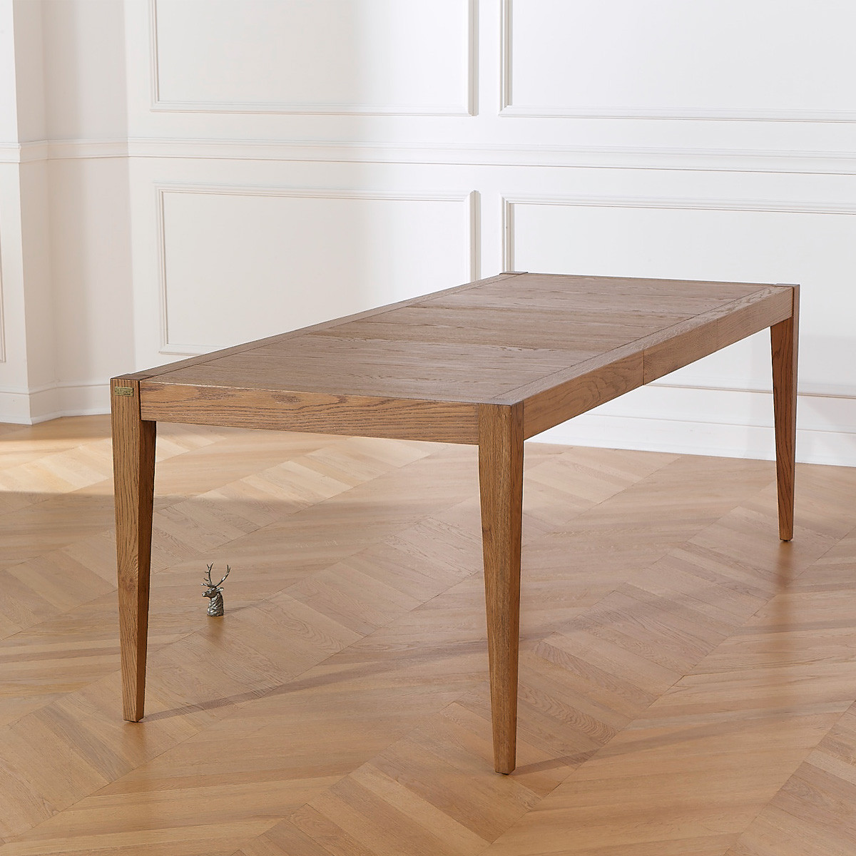 Table à rallonge 10 couverts en chêne, 167 à 227 cm MONTANA marron, ROBIN DES BOIS