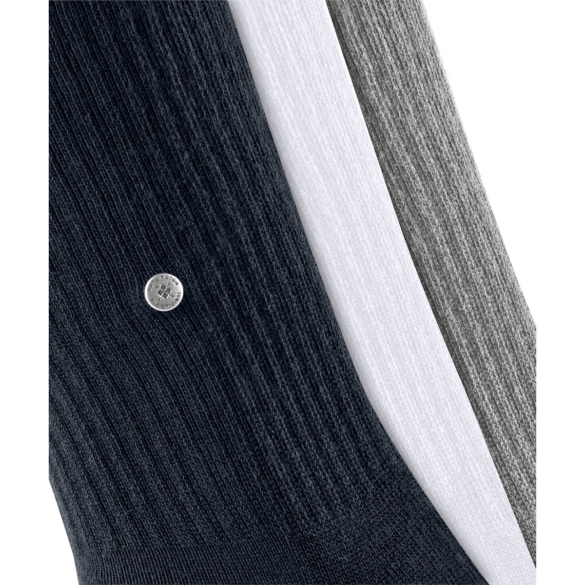 Chaussettes Crew 3-Pack marin, BURLINGTON