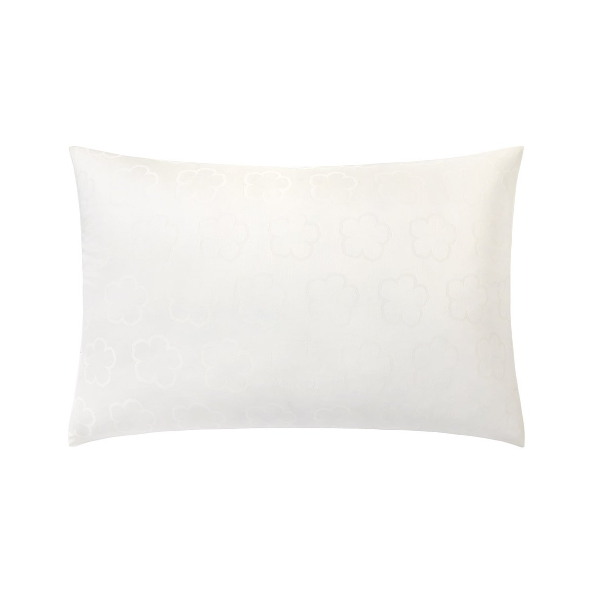 Taie d'oreiller en satin, K HANADOT blanc, KENZO HOME