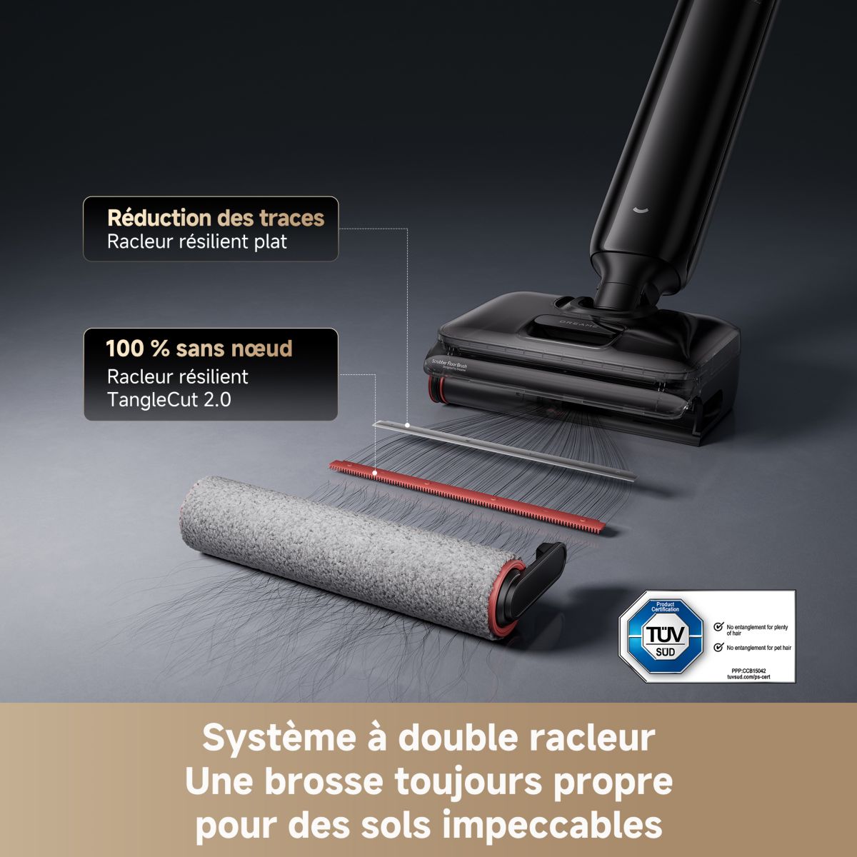 Aspirateur laveur T12 Pro couleur unique, DREAME